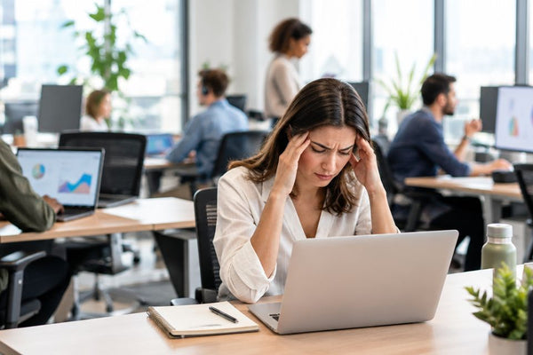 Why is it hard to concentrate in an open-plan office?