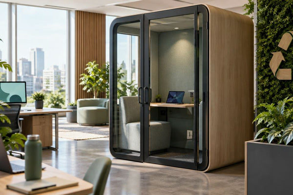 Do office pods qualify for green building credits?