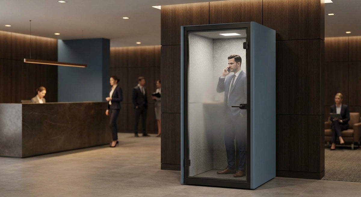 Office phone booth for law firm private calls