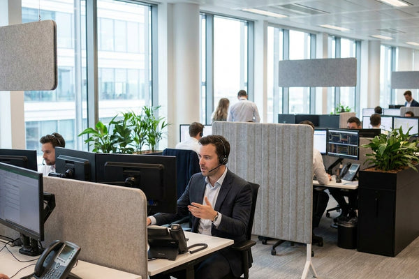How to reduce noise in a trading floor office