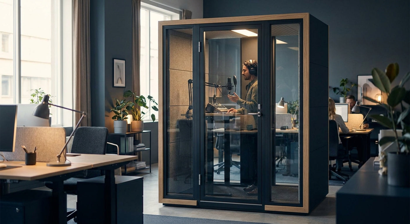 Best soundproof booths for podcast recording at work