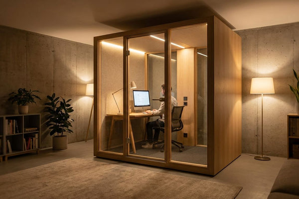 How to fit an office pod in a windowless basement