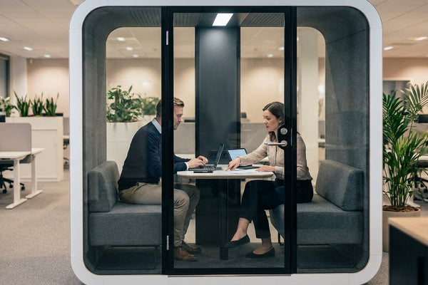How to use a soundproof booth for performance appraisals