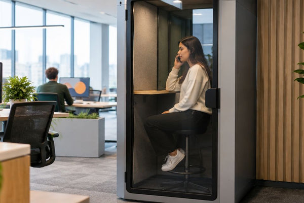 Do employees actually use office phone booths?