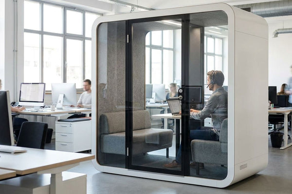 Soundproof pods for IT helpdesk escalation calls