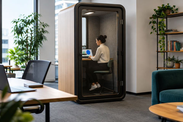 How much electricity does an office pod use per month?