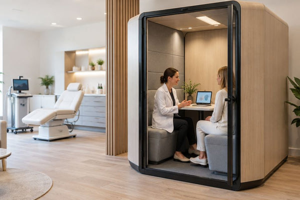 Office pods for medical spa and aesthetics clinics: complete guide