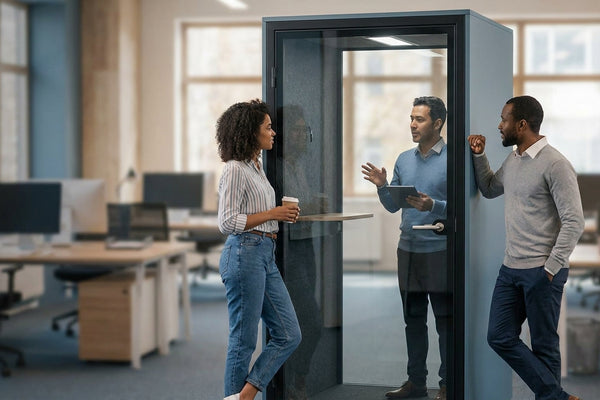 How to use a standing soundproof booth for quick stand-ups