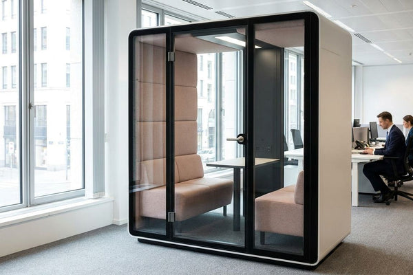 Acoustic pods for embassy and consulate staff offices