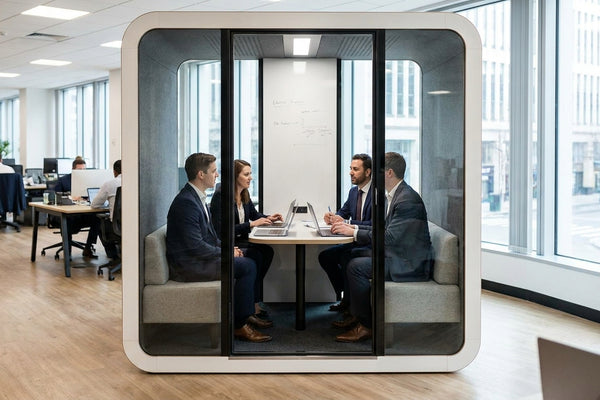 Meeting pods for management consulting teams