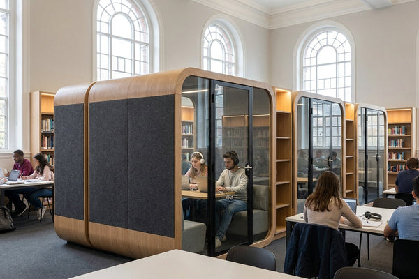 Best soundproof pods for university library study spaces