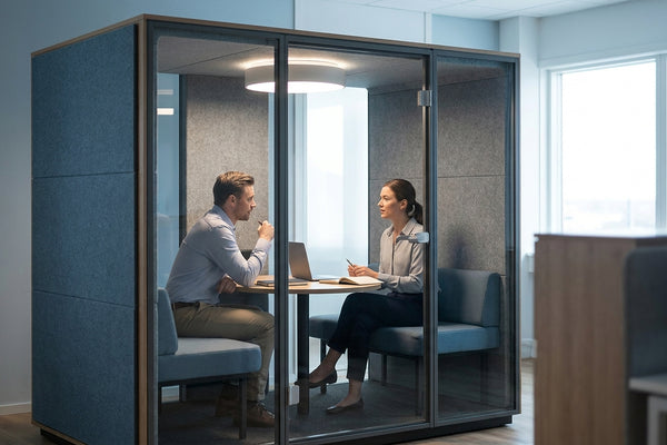 Office pod for confidential redundancy consultations