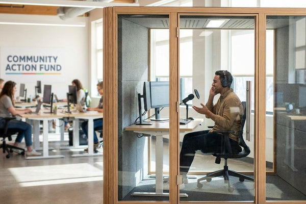 Best soundproof pods for nonprofit fundraising call centers