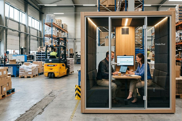 Best soundproof pods for logistics and warehouse offices