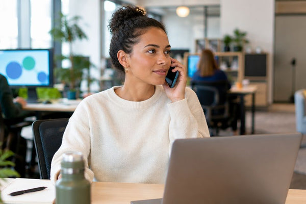 How to take a confidential call in an open-plan office