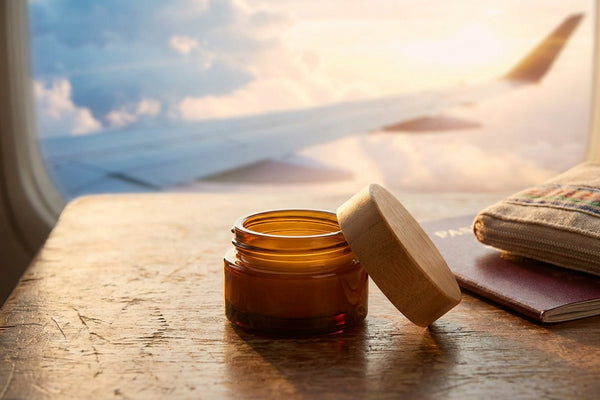 Lip butter balm for long flights and travel days