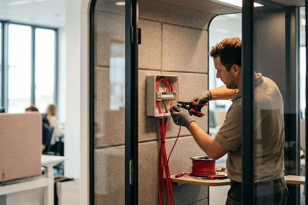How to wire a soundproof office pod into your fire alarm system