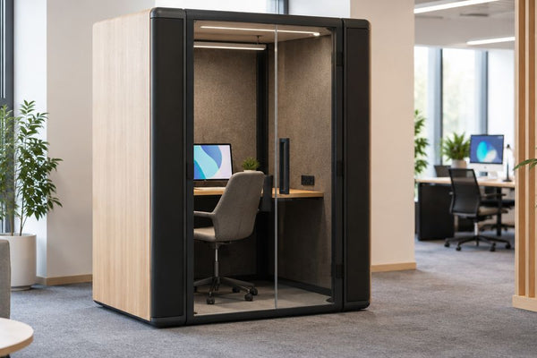 Can office pods be installed on carpet?