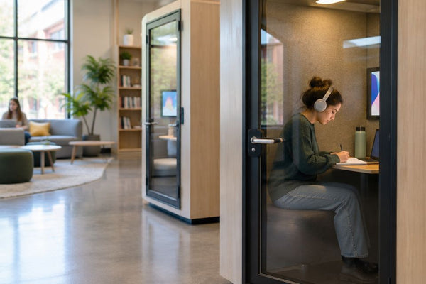 Best soundproof pods for student accommodation study lounges