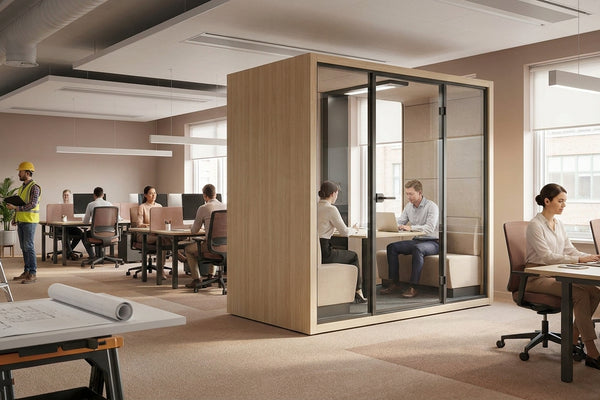 How to integrate acoustic pods into an office refurbishment