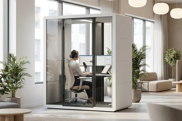 Soundproof booth for interpreter and translation work