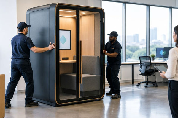 How long is the lead time to receive an office pod?