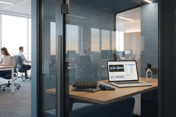 How to calculate soundproofing STC ratings for office pods