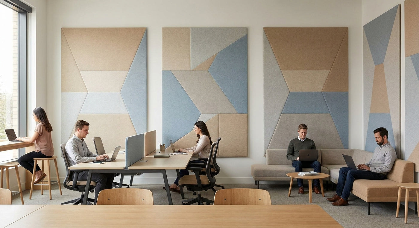 How to use acoustic wall panels to reduce office noise