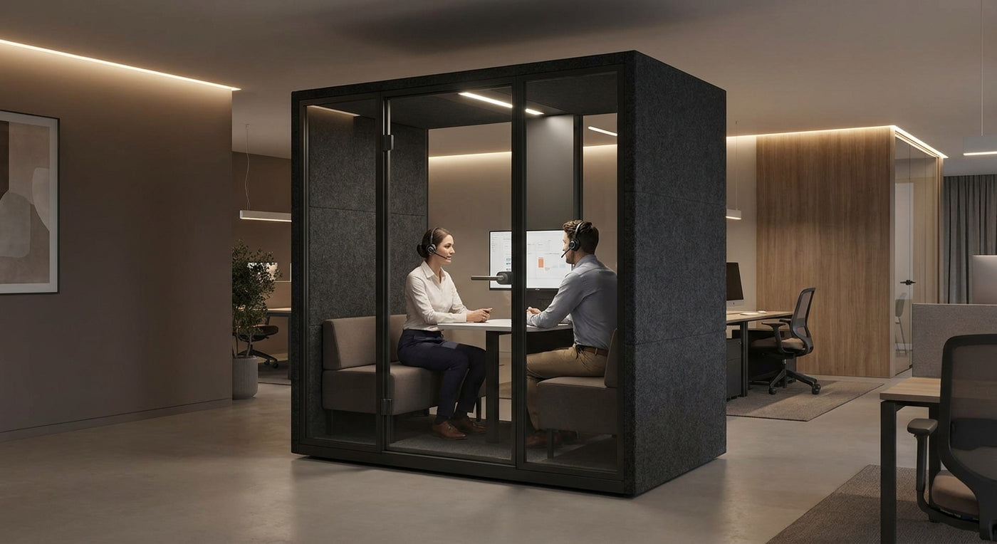 Best 2 person office booth for confidential team calls