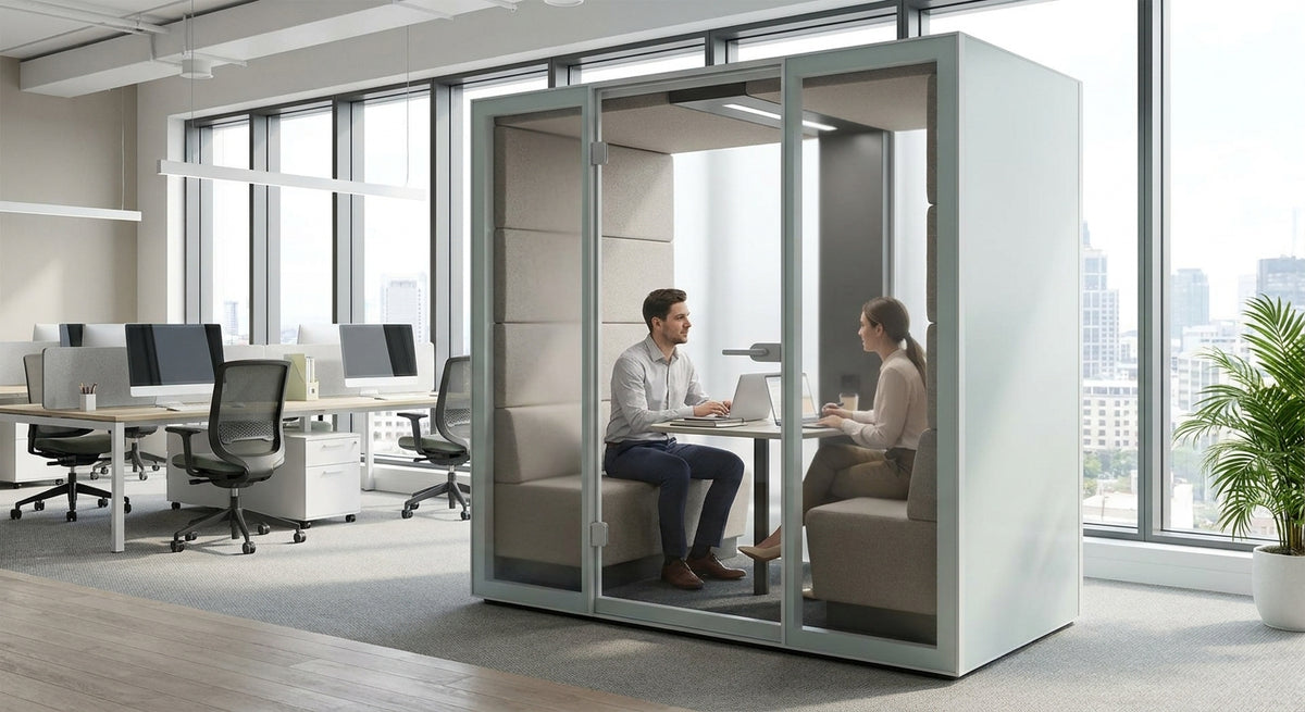 Best 2 person soundproof booth for recruitment firms