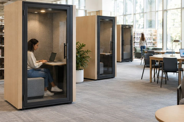 Best soundproof pods for public library quiet rooms