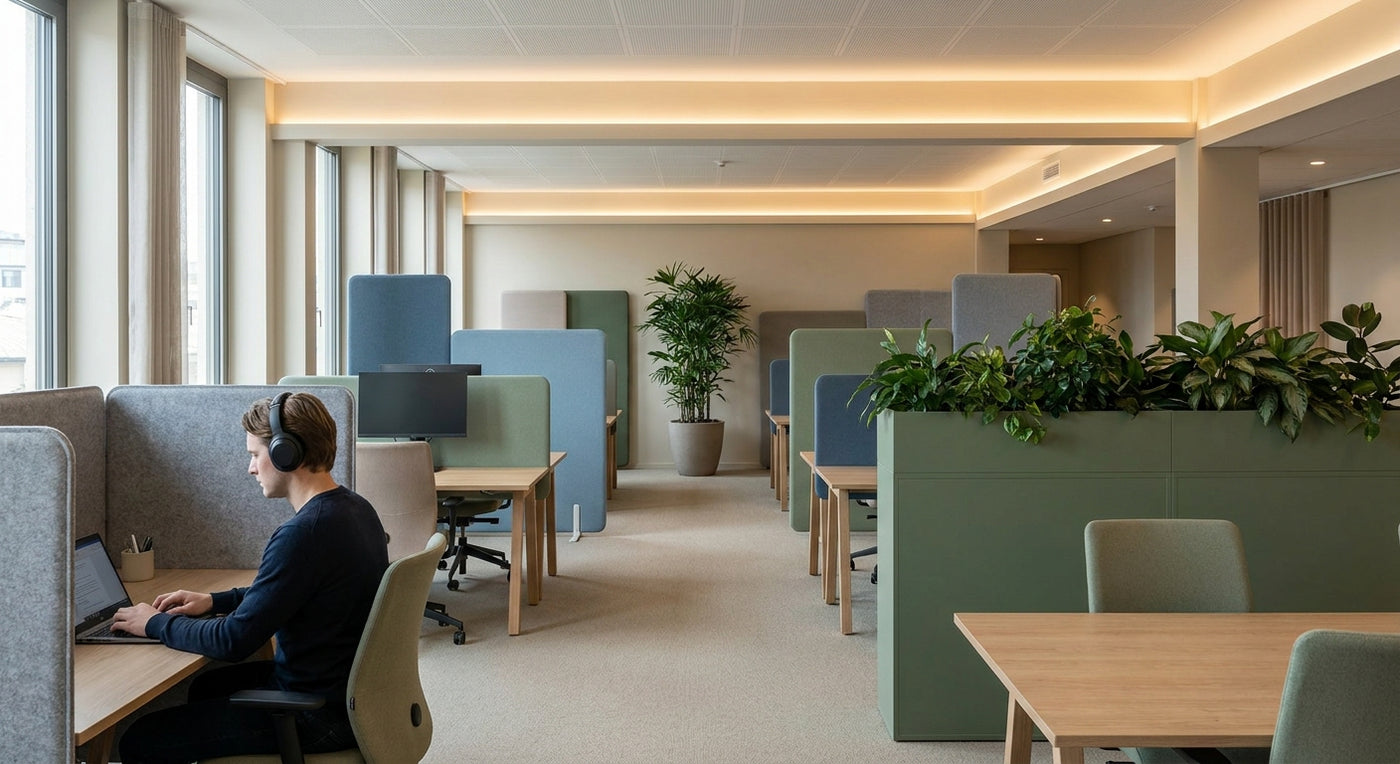 How to reduce sensory overload in open-plan offices