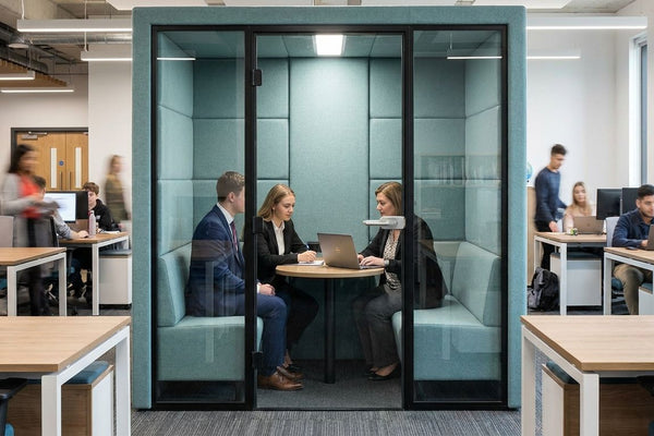 Meeting pods for university career services offices