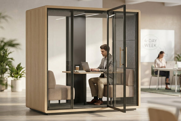 How to use office pods to support a four-day work week