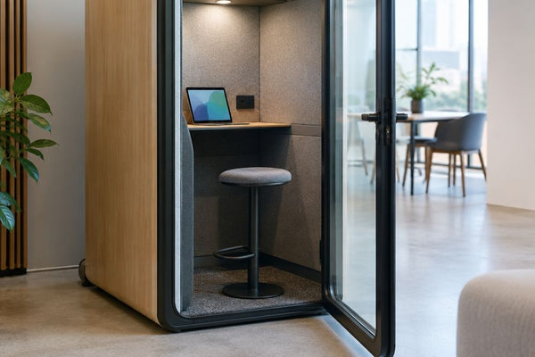 Do soundproof pods come with acoustic flooring built in?