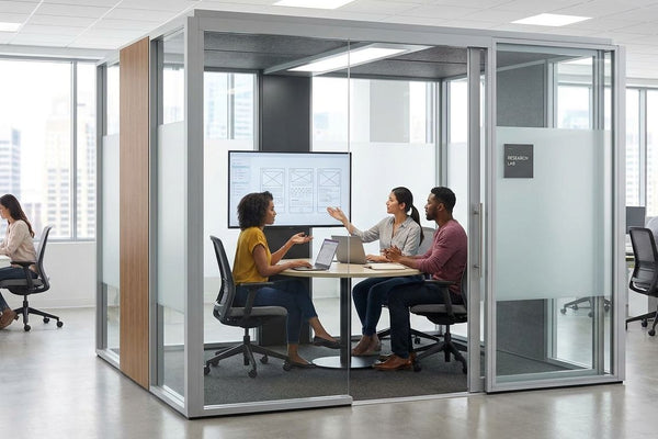 Meeting pods for UX research teams