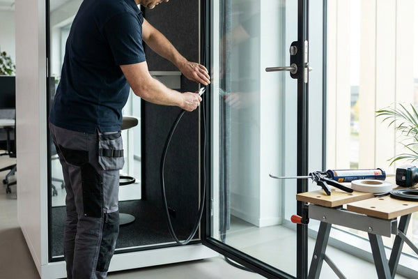 How to retrofit an office pod with better acoustic seals