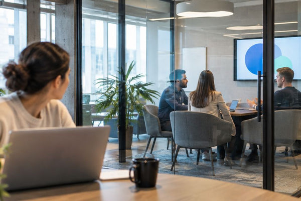 Can people hear you through glass meeting room walls?