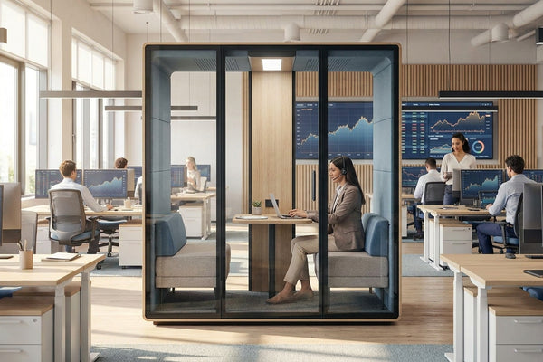 How to pick a soundproof pod for an open-plan fintech office