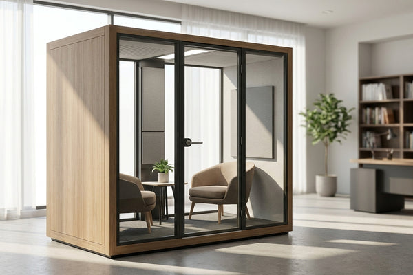 Soundproof pod for counsellor and therapist private practice