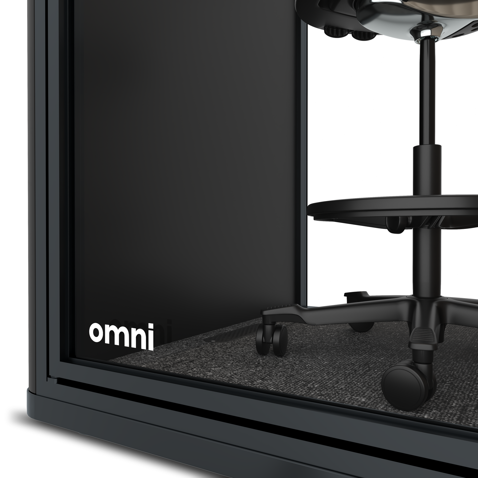 Omni One PlusStatic Device Shelf / WhiteRAL Pure White / #6d6c69
