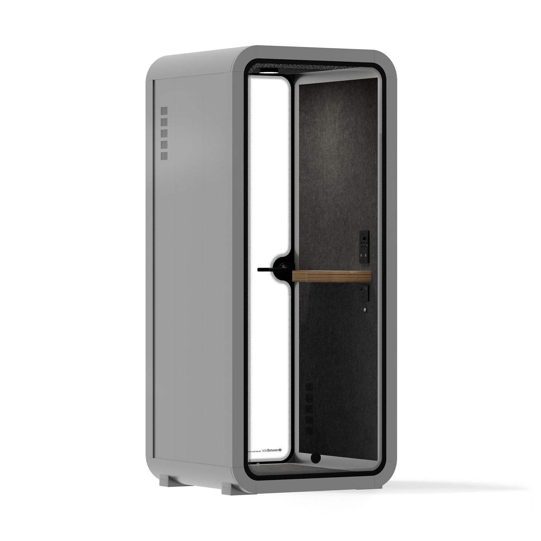 Büro Pod Quell AkustikLight Grey / Dark Grey / No Furniture