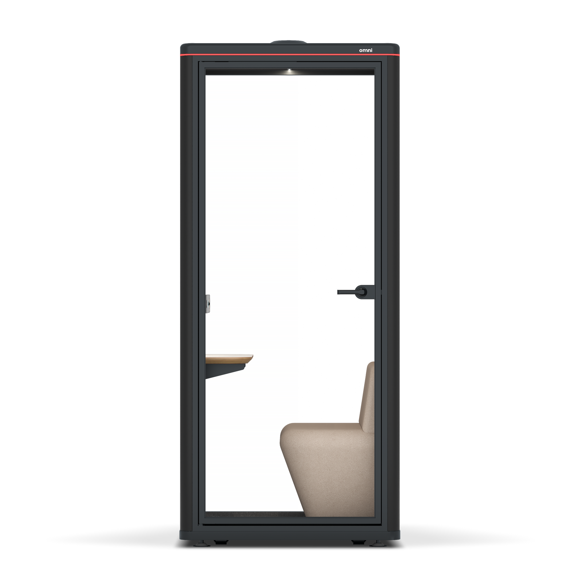 Omni OneCompact Sit-down / RAL Black / Beige Corrugated