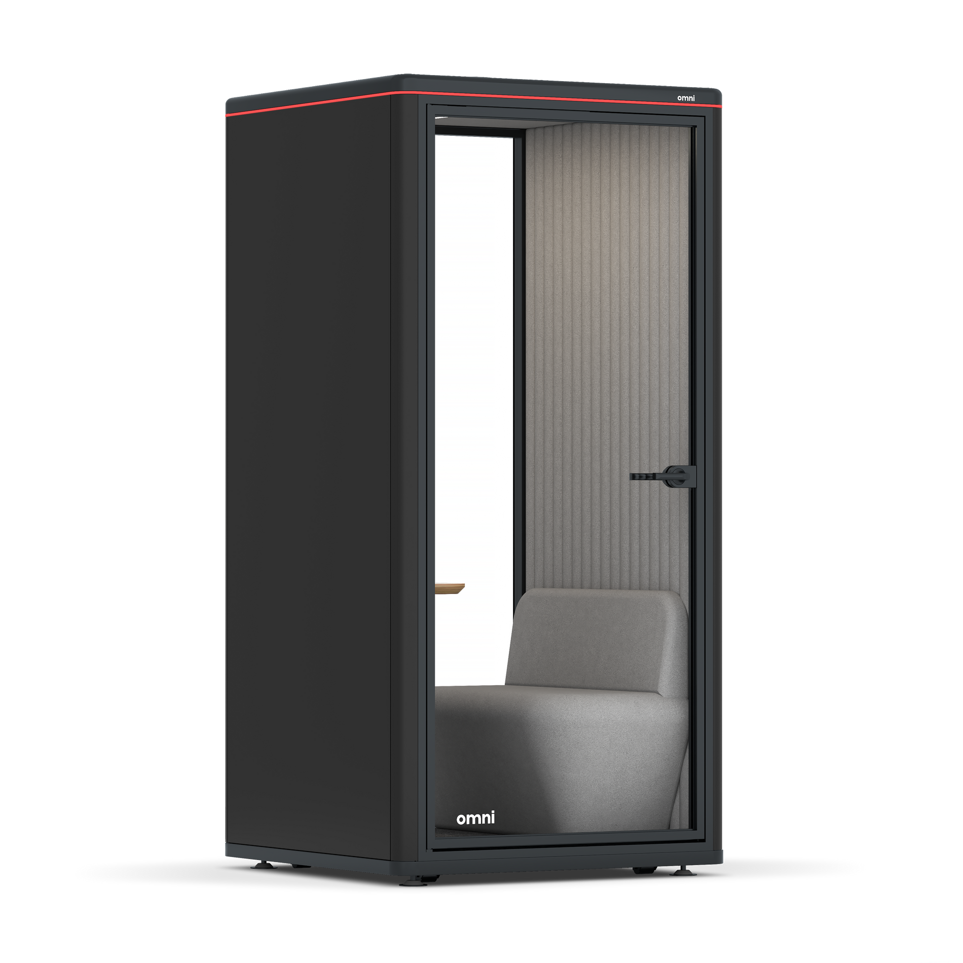 Omni One PlusPlus Sit-down / RAL Black / Grey Corrugated