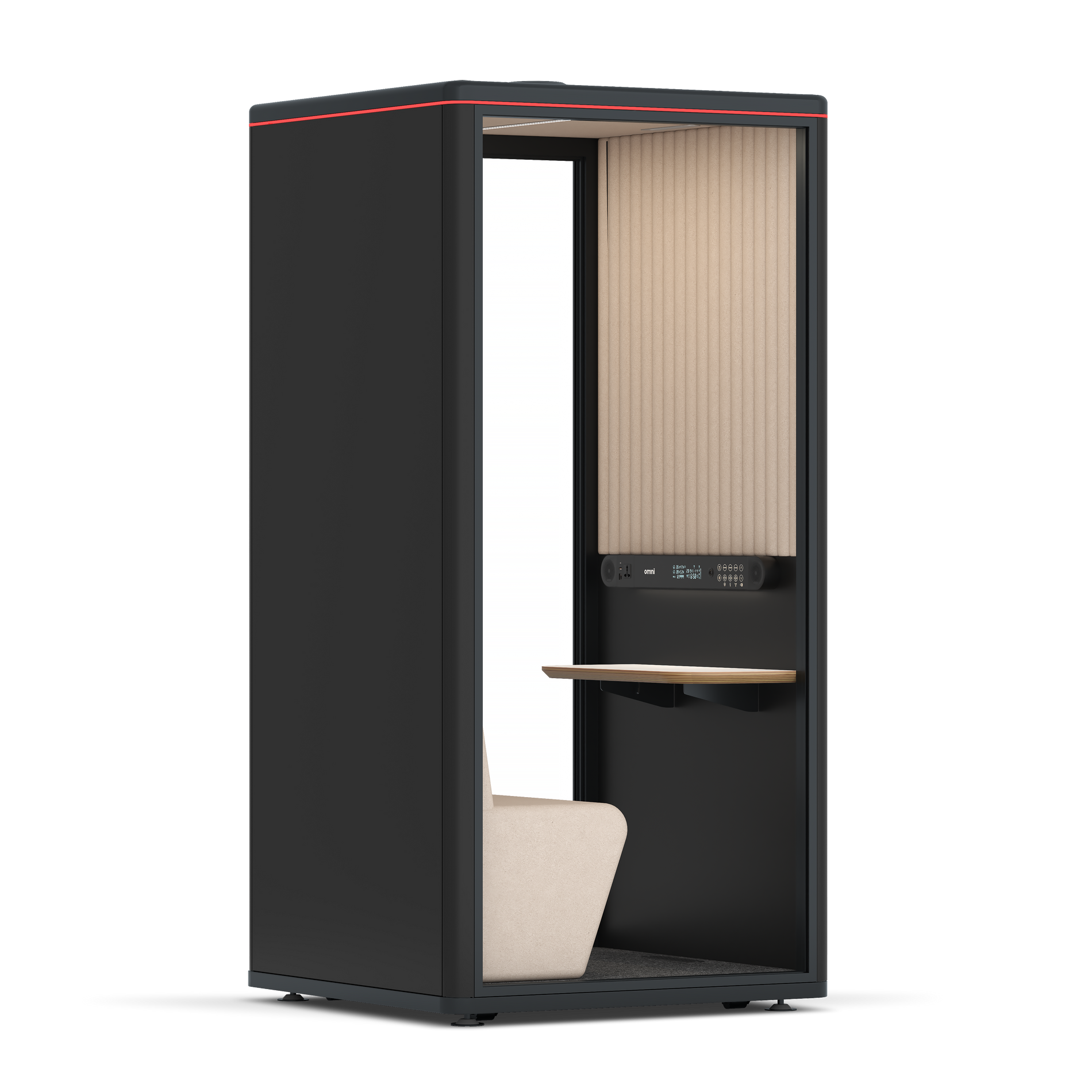 Omni One PlusPlus Sit-down / RAL Black / Beige Corrugated