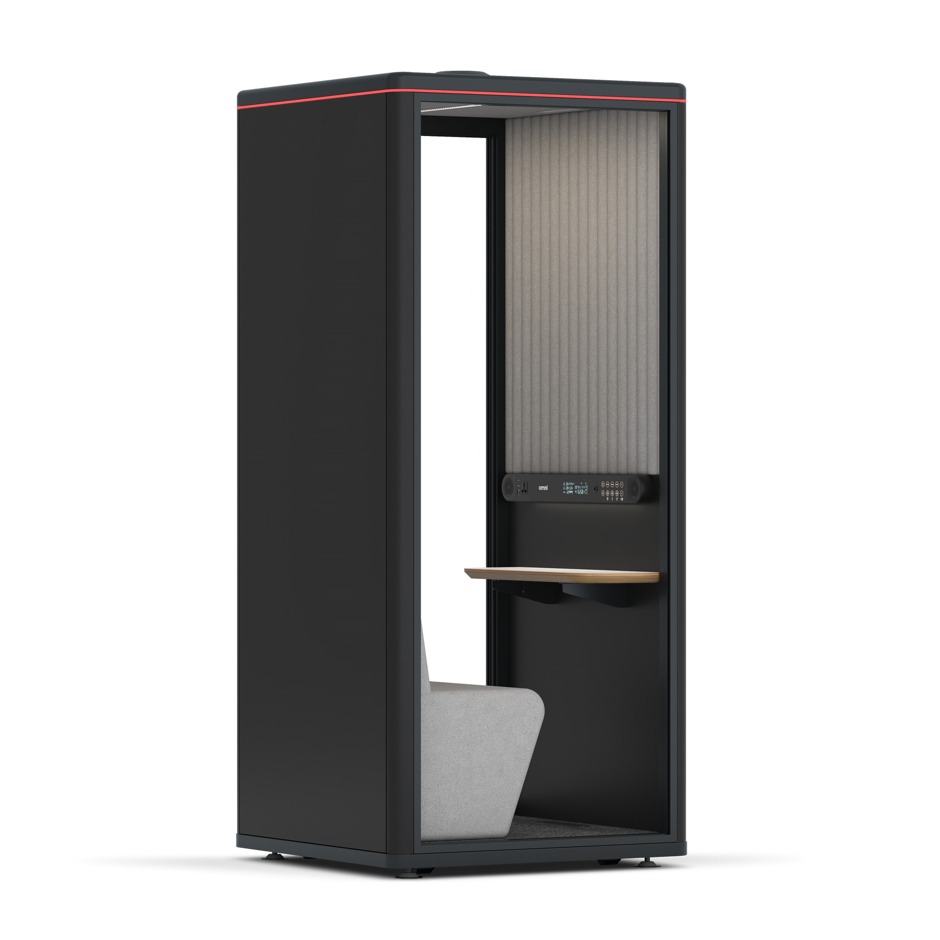Omni OneCompact Sit-down / RAL Black / Grey Corrugated