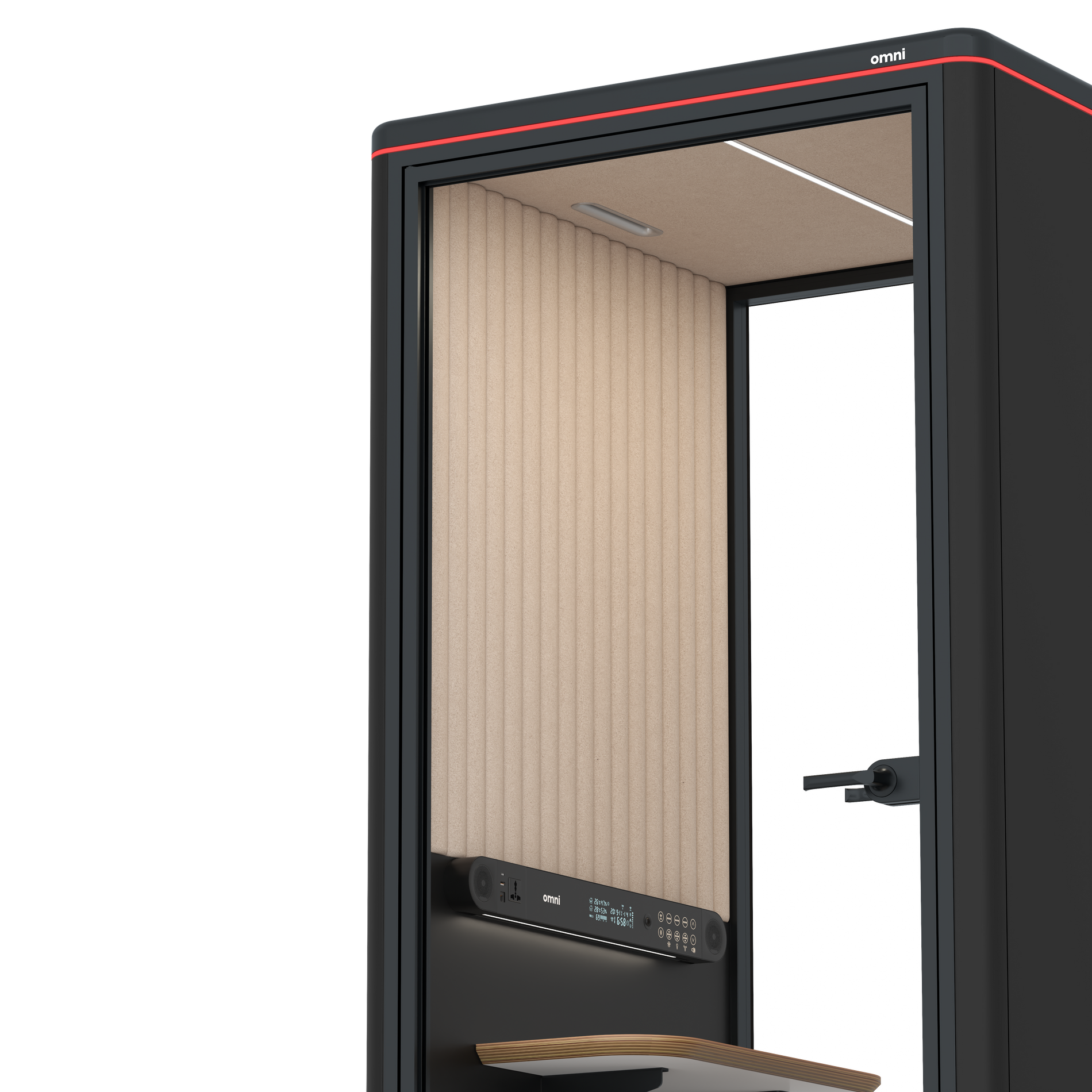 Omni One PlusPlus Sit-down / RAL Black / Beige Corrugated