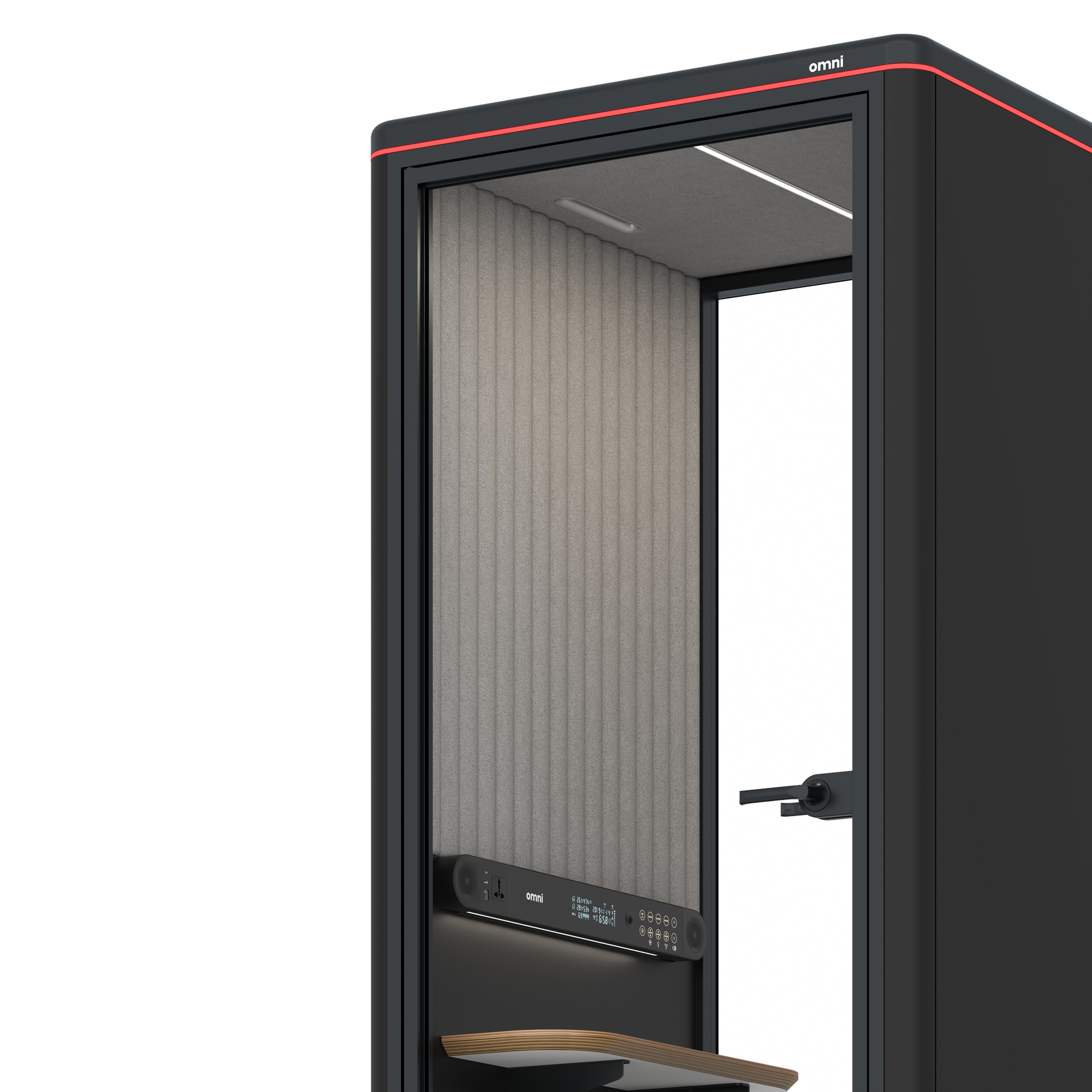 Omni OneCompact Sit-down / RAL Black / Grey Corrugated