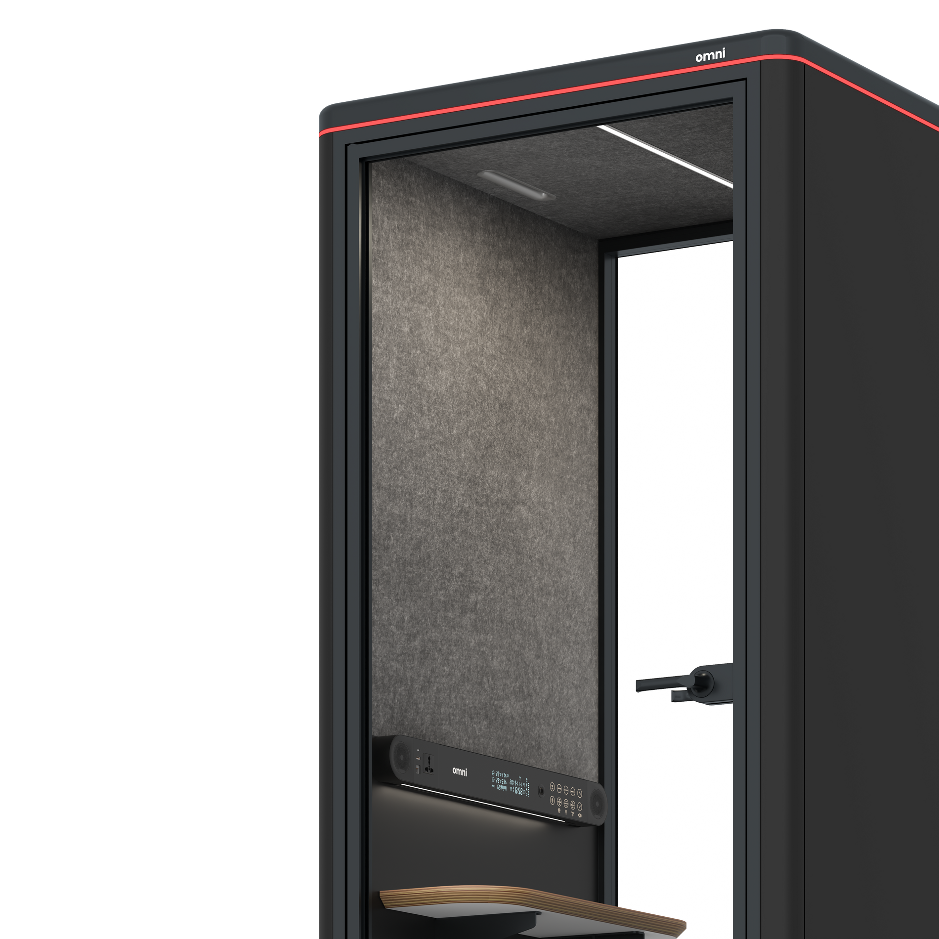 Omni OneCompact Sit-down / RAL Black / Dark Grey Pet Board