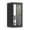Omni One Plus Static Device Shelf RAL Black Grey Corrugated View 02